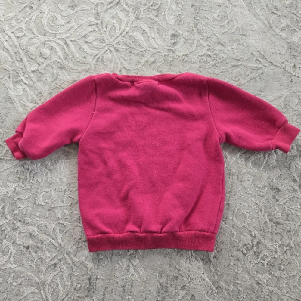 Vintage 1990s Buster Brown Fuschia Pink Sheep Sweatshirt